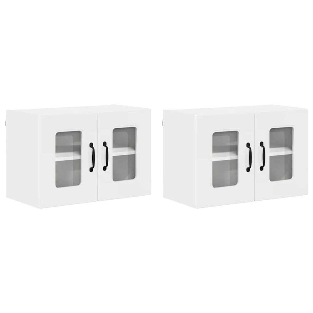 Produktbild för Diskmaskin panel Kalmar 2 pcs Högblanka vita 60 x 31 x 40 cm