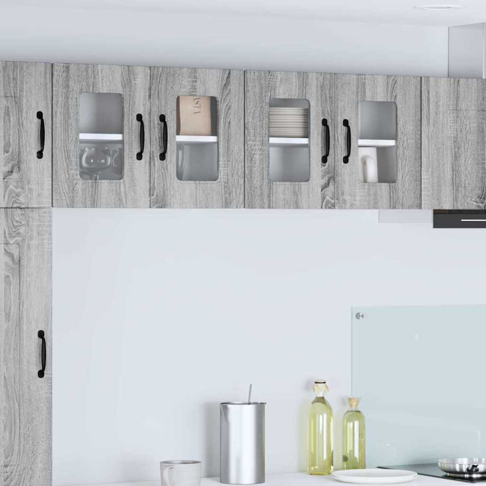 Produktbild för Diskmaskin panel Kalmar Grå Sonoma 60 x 31 x 40 cm