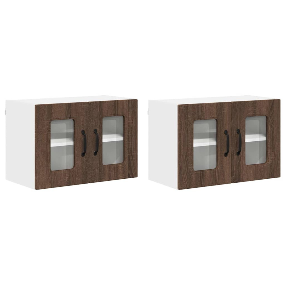 Produktbild för Diskmaskin panel Kalmar 2 pcs Brun Ek 60 x 31 x 40 cm