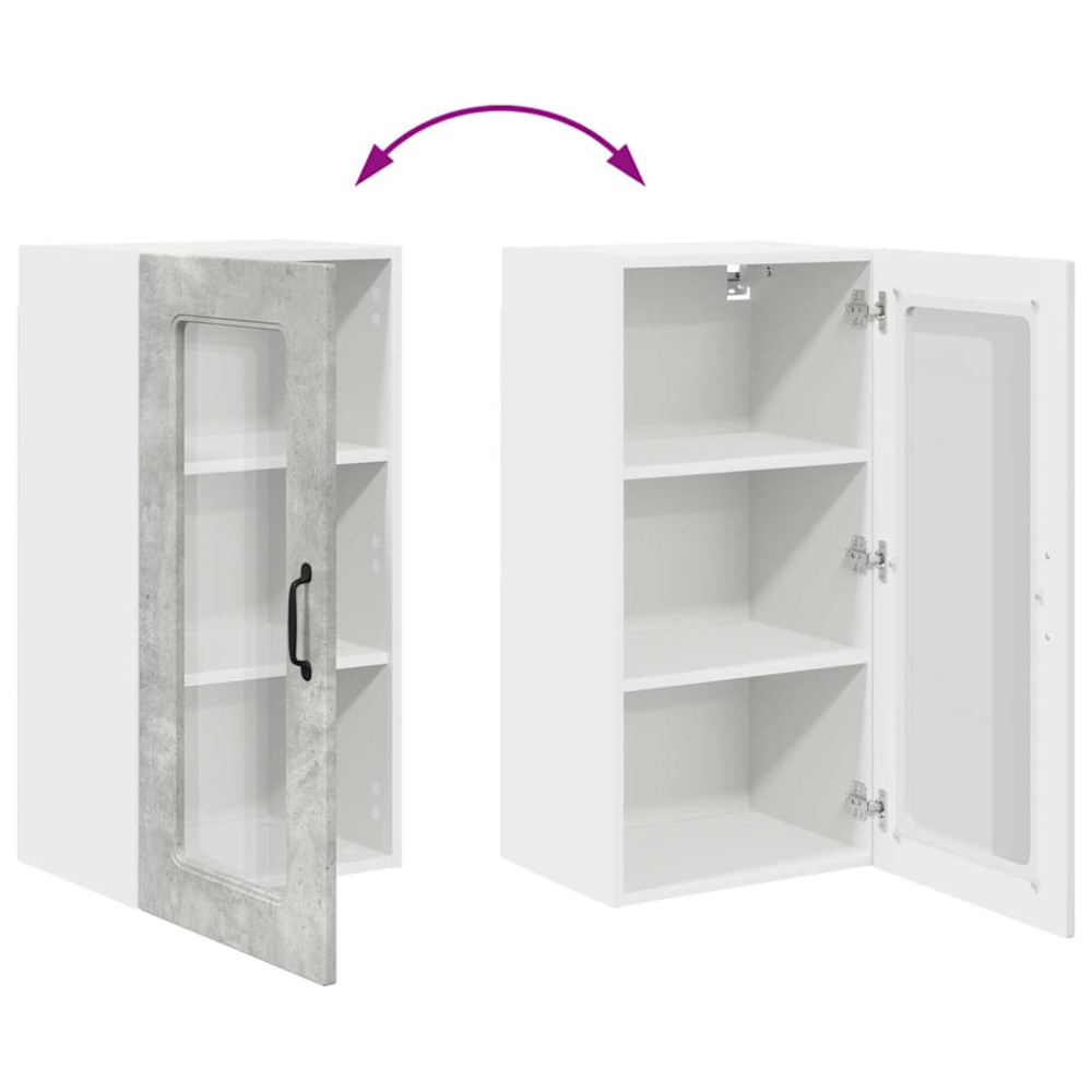 Produktbild för Diskmaskin panel Kalmar 2 pcs Betonggrå 40 x 31 x 80 cm
