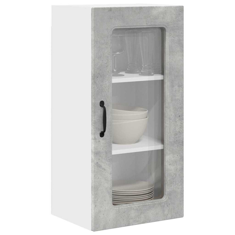 Produktbild för Diskmaskin panel Kalmar 2 pcs Betonggrå 40 x 31 x 80 cm