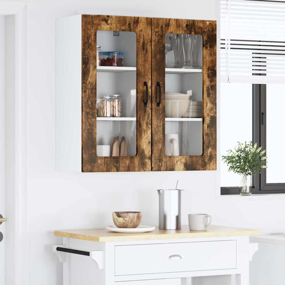 Produktbild för Diskmaskin panel Kalmar 2 pcs Rökt ek 40 x 31 x 80 cm