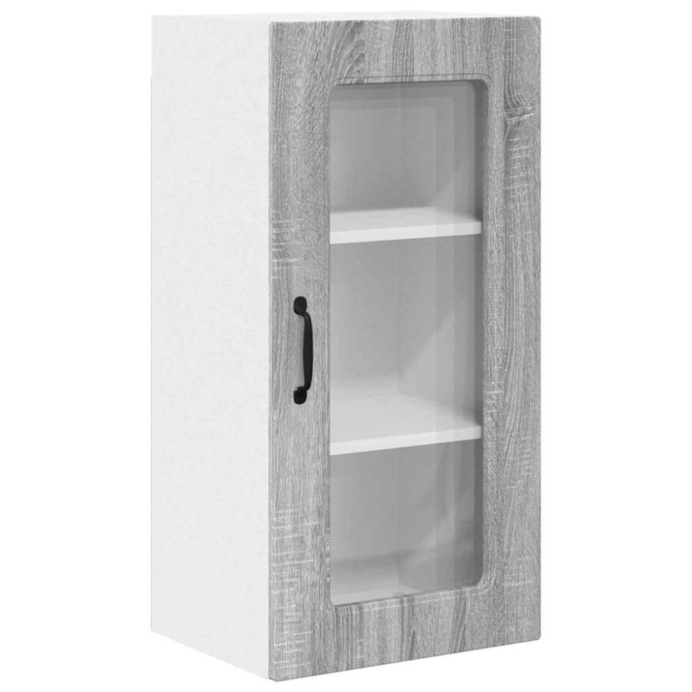 Produktbild för Diskmaskin panel Kalmar 2 pcs Grå Sonoma 40 x 31 x 80 cm