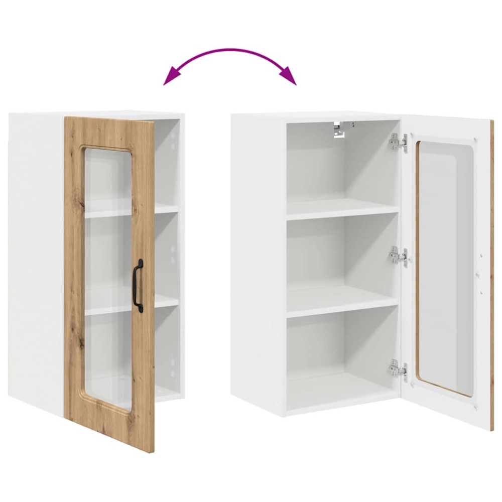 Produktbild för Diskmaskin panel Kalmar 2 pcs Artisan Ek 40 x 31 x 80 cm