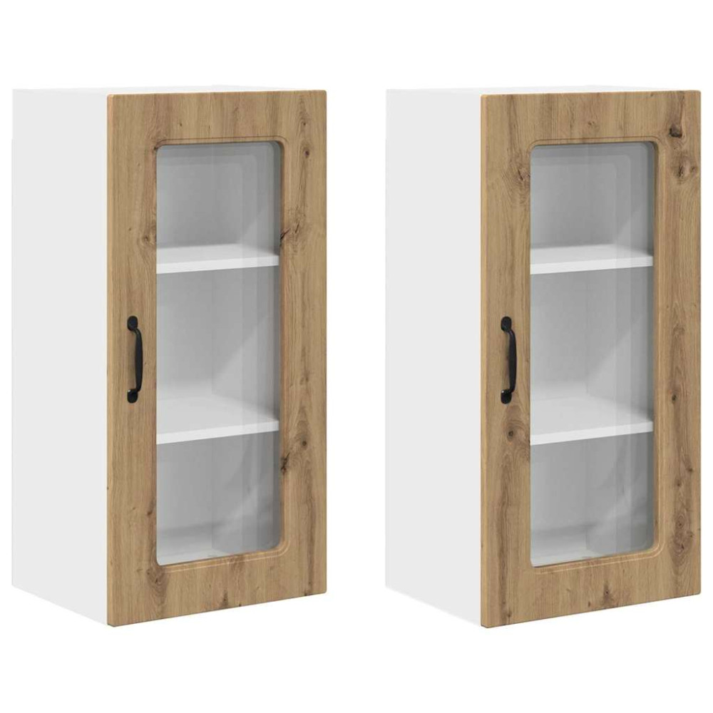 Produktbild för Diskmaskin panel Kalmar 2 pcs Artisan Ek 40 x 31 x 80 cm