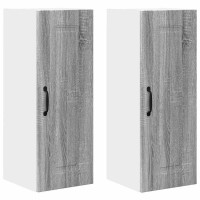 Produktbild för Diskmaskin panel Kalmar 2 pcs Grå Sonoma 30 x 31 x 80 cm