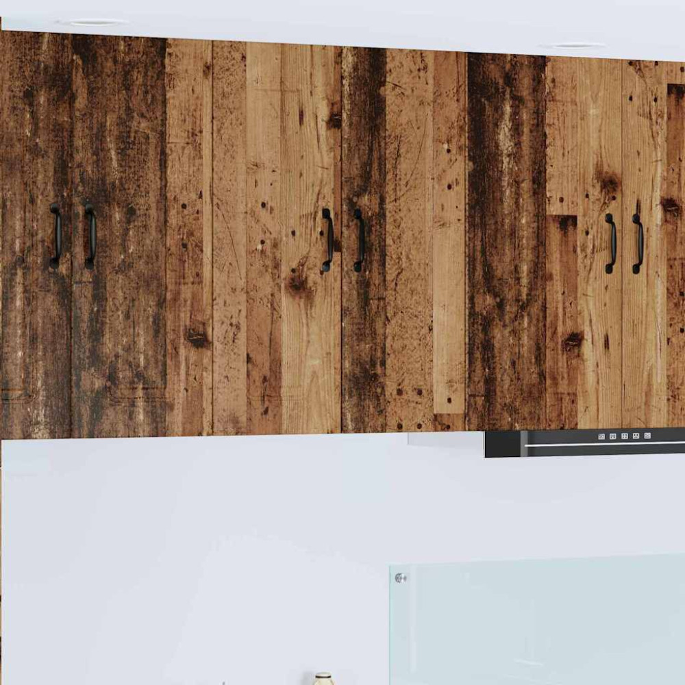 Produktbild för Diskmaskin panel Kalmar 2 pcs Gammalt trä 30 x 31 x 80 cm