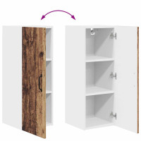 Produktbild för Diskmaskin panel Kalmar 2 pcs Gammalt trä 30 x 31 x 80 cm