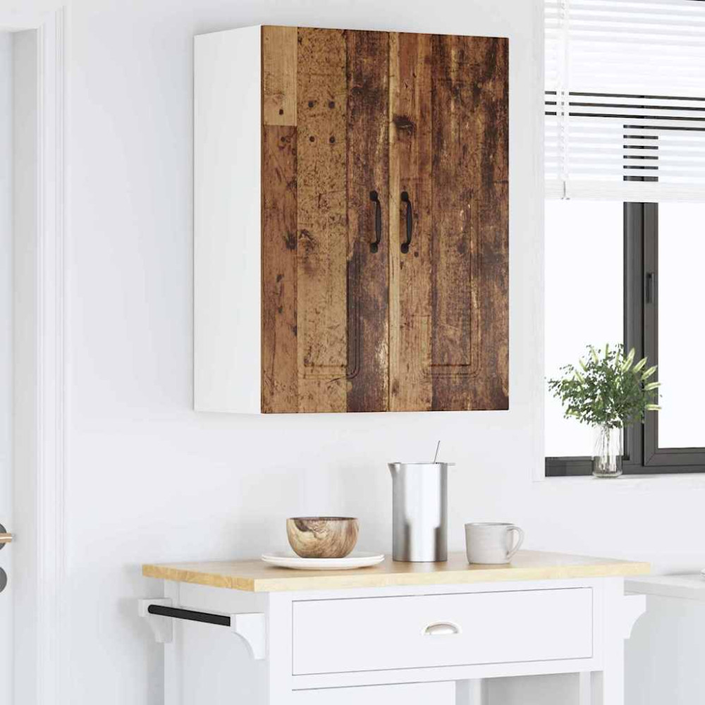 Produktbild för Diskmaskin panel Kalmar 2 pcs Gammalt trä 30 x 31 x 80 cm