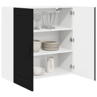 Produktbild för Diskmaskin panel Kalmar Svart 80 x 31 x 80 cm Konstruerat trä