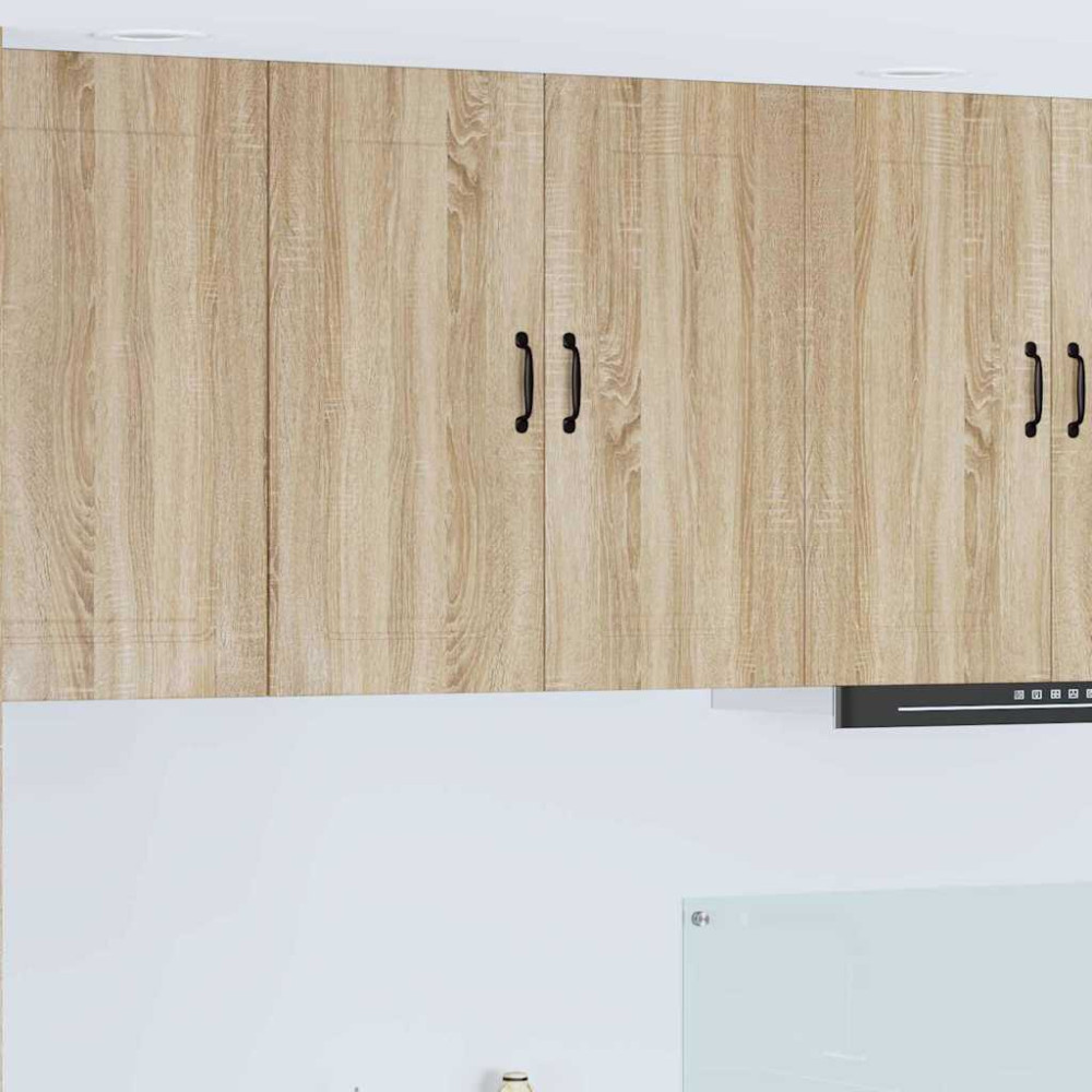 Produktbild för Diskmaskin panel Kalmar Sonoma-ek 80 x 31 x 80 cm