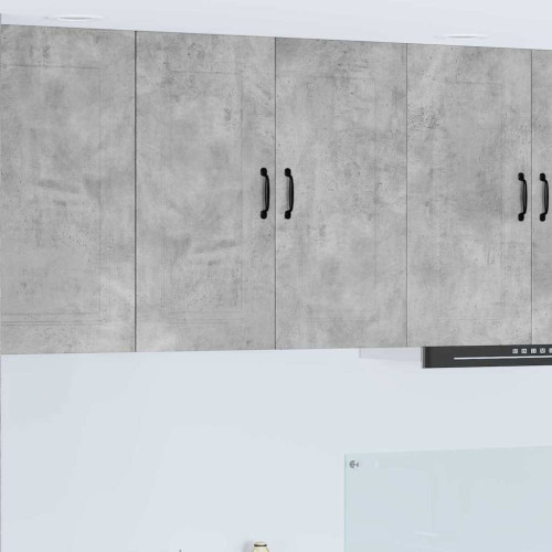 vidaXL Diskmaskin panel Kalmar Betonggrå 80 x 31 x 80 cm