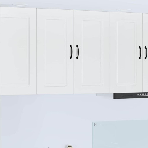 vidaXL Diskmaskin panel Kalmar Högblanka vita 80 x 31 x 80 cm