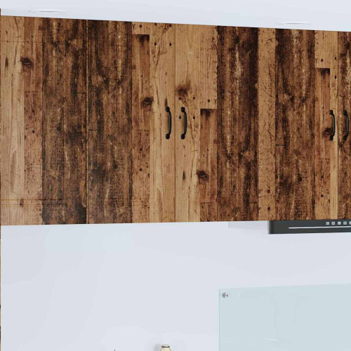 vidaXL Diskmaskin panel Kalmar Gammalt trä 80 x 31 x 80 cm