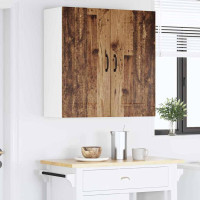 Produktbild för Diskmaskin panel Kalmar Gammalt trä 80 x 31 x 80 cm