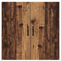 Produktbild för Diskmaskin panel Kalmar Gammalt trä 80 x 31 x 80 cm