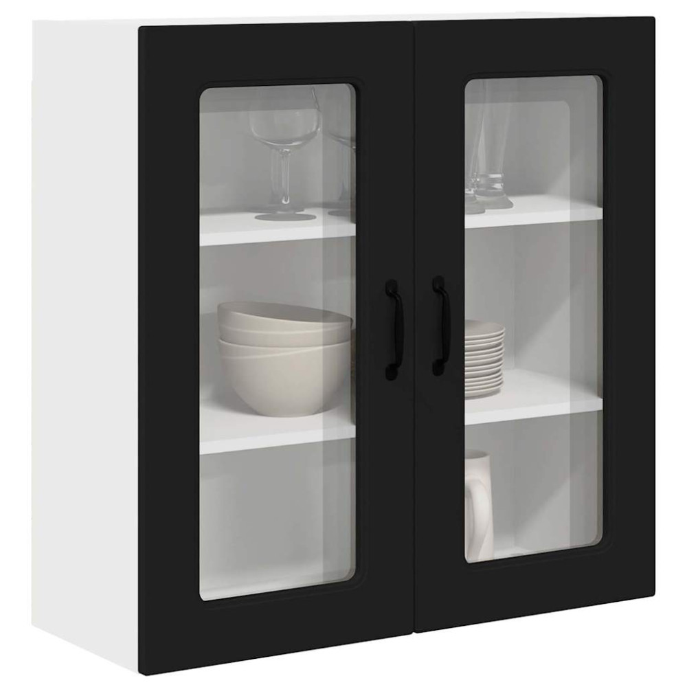 Produktbild för Diskmaskin panel Kalmar Svart 80 x 31 x 80 cm Konstruerat trä