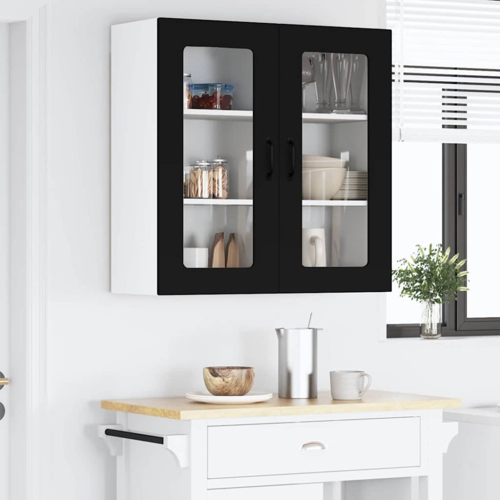 Produktbild för Diskmaskin panel Kalmar Svart 80 x 31 x 80 cm Konstruerat trä