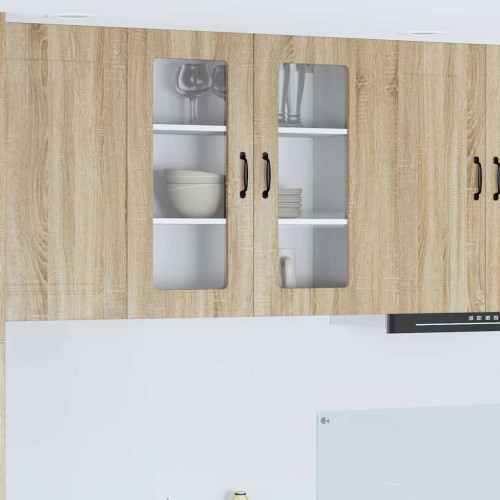 vidaXL Diskmaskin panel Kalmar Sonoma-ek 80 x 31 x 80 cm