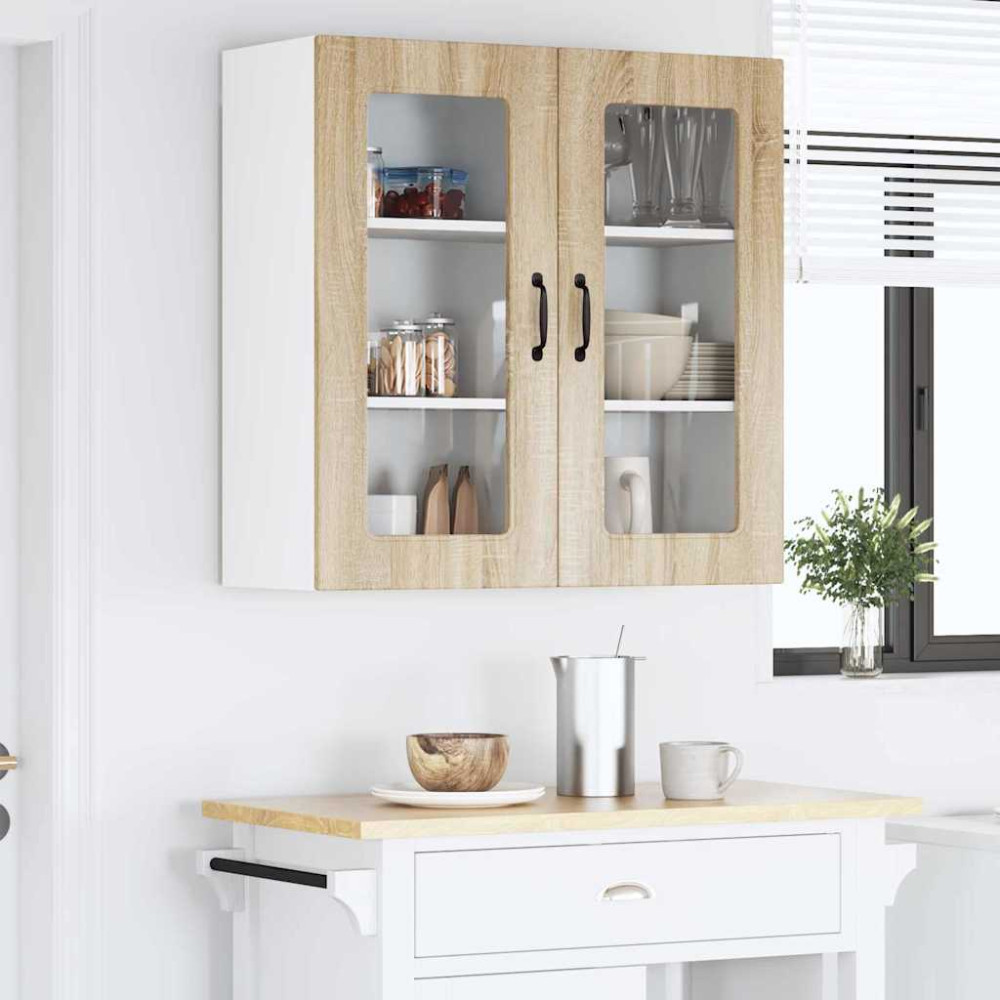 Produktbild för Diskmaskin panel Kalmar Sonoma-ek 80 x 31 x 80 cm