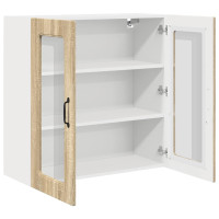 Produktbild för Diskmaskin panel Kalmar Sonoma-ek 80 x 31 x 80 cm