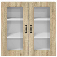 Produktbild för Diskmaskin panel Kalmar Sonoma-ek 80 x 31 x 80 cm