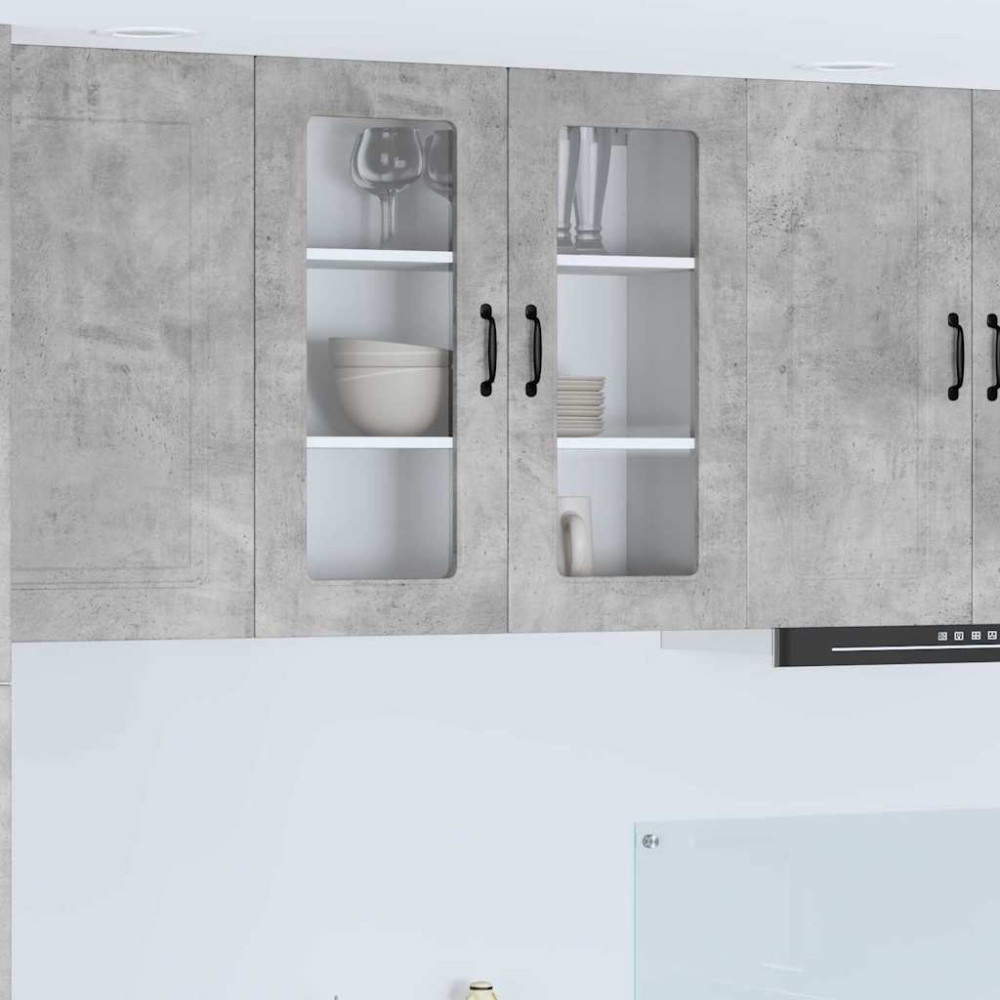 Produktbild för Diskmaskin panel Kalmar Betonggrå 80 x 31 x 80 cm