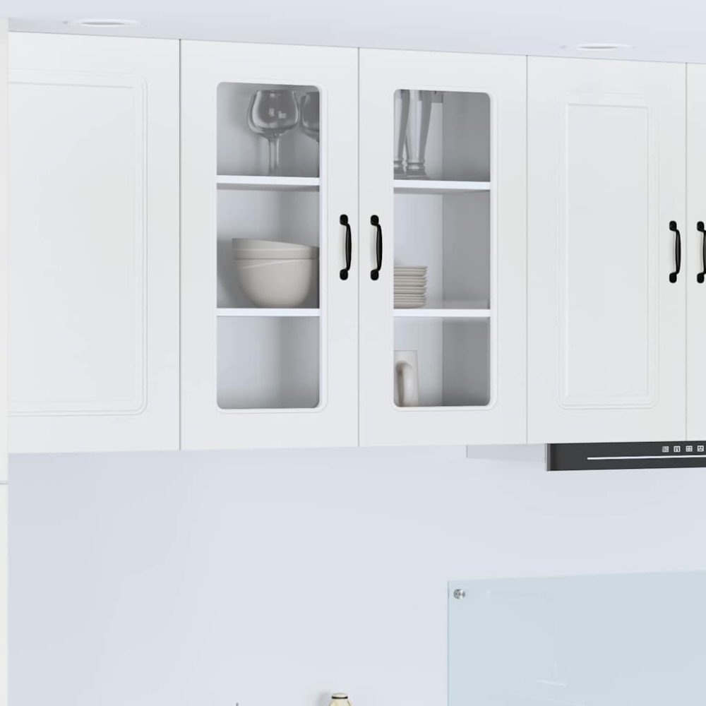 Produktbild för Diskmaskin panel Kalmar Högblanka vita 80 x 31 x 80 cm