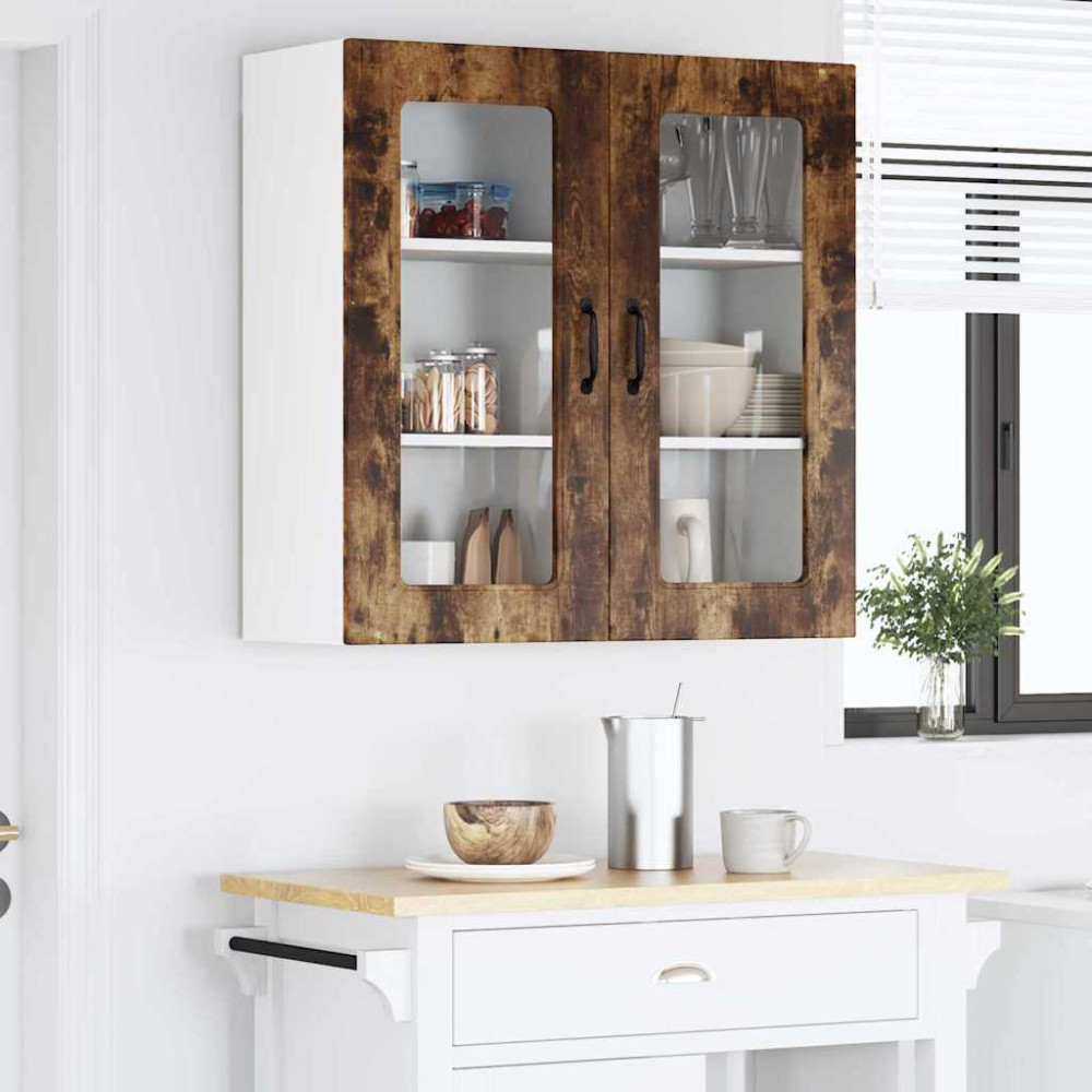 Produktbild för Diskmaskin panel Kalmar Rökt ek 80 x 31 x 80 cm Konstruerat trä