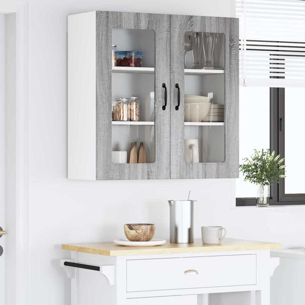 Produktbild för Diskmaskin panel Kalmar Grå Sonoma 80 x 31 x 80 cm