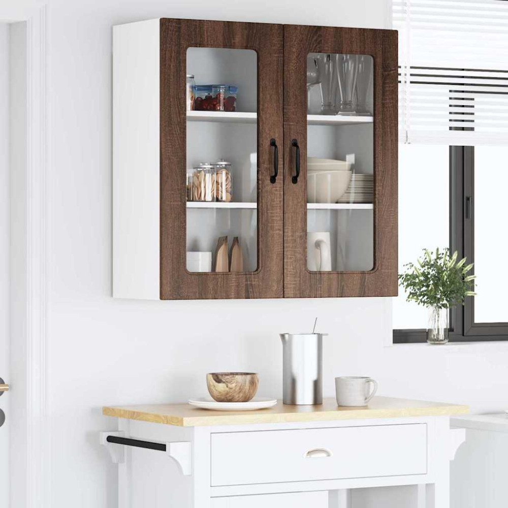 Produktbild för Diskmaskin panel Kalmar Brun Ek 80 x 31 x 80 cm Konstruerat trä