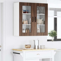 Produktbild för Diskmaskin panel Kalmar Brun Ek 80 x 31 x 80 cm Konstruerat trä