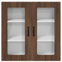 Produktbild för Diskmaskin panel Kalmar Brun Ek 80 x 31 x 80 cm Konstruerat trä