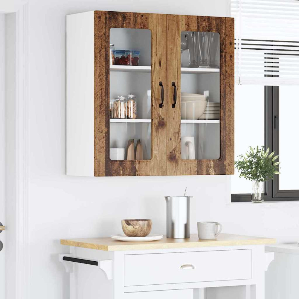 Produktbild för Diskmaskin panel Kalmar Gammalt trä 80 x 31 x 80 cm