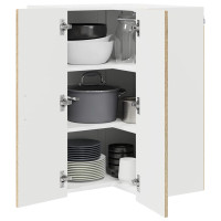 Produktbild för Diskmaskin panel Kalmar Sonoma-ek 57 x 57 x 80 cm