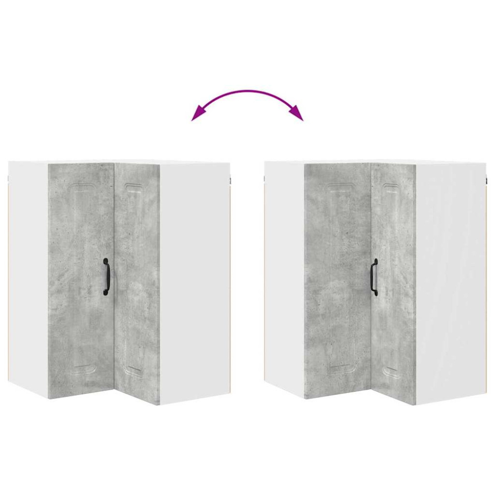 Produktbild för Diskmaskin panel Kalmar Betonggrå 57 x 57 x 80 cm
