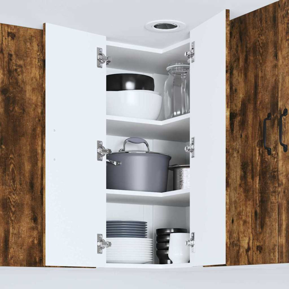 Produktbild för Diskmaskin panel Kalmar Rökt ek 57 x 57 x 80 cm Konstruerat trä
