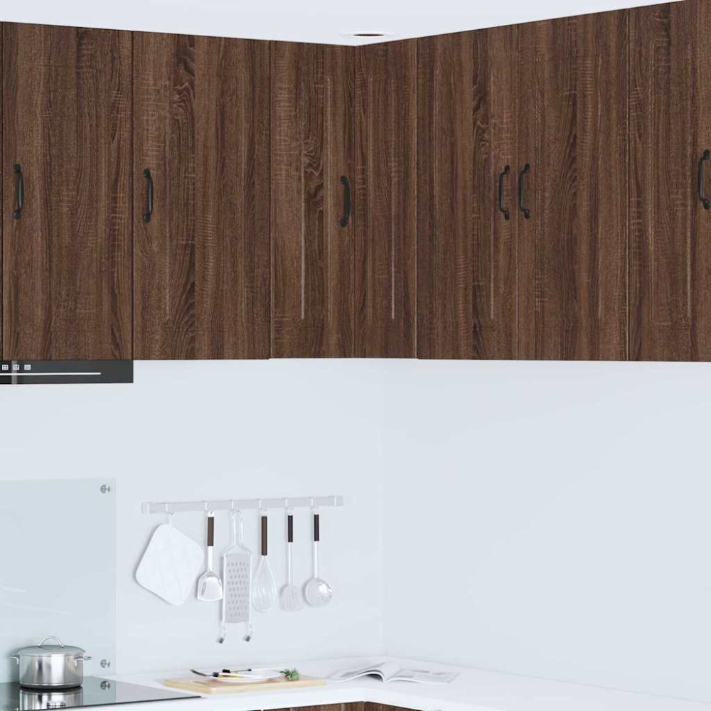 Produktbild för Diskmaskin panel Kalmar Brun Ek 57 x 57 x 80 cm Konstruerat trä