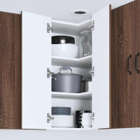 Produktbild för Diskmaskin panel Kalmar Brun Ek 57 x 57 x 80 cm Konstruerat trä
