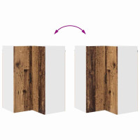 Produktbild för Diskmaskin panel Kalmar Gammalt trä 57 x 57 x 80 cm