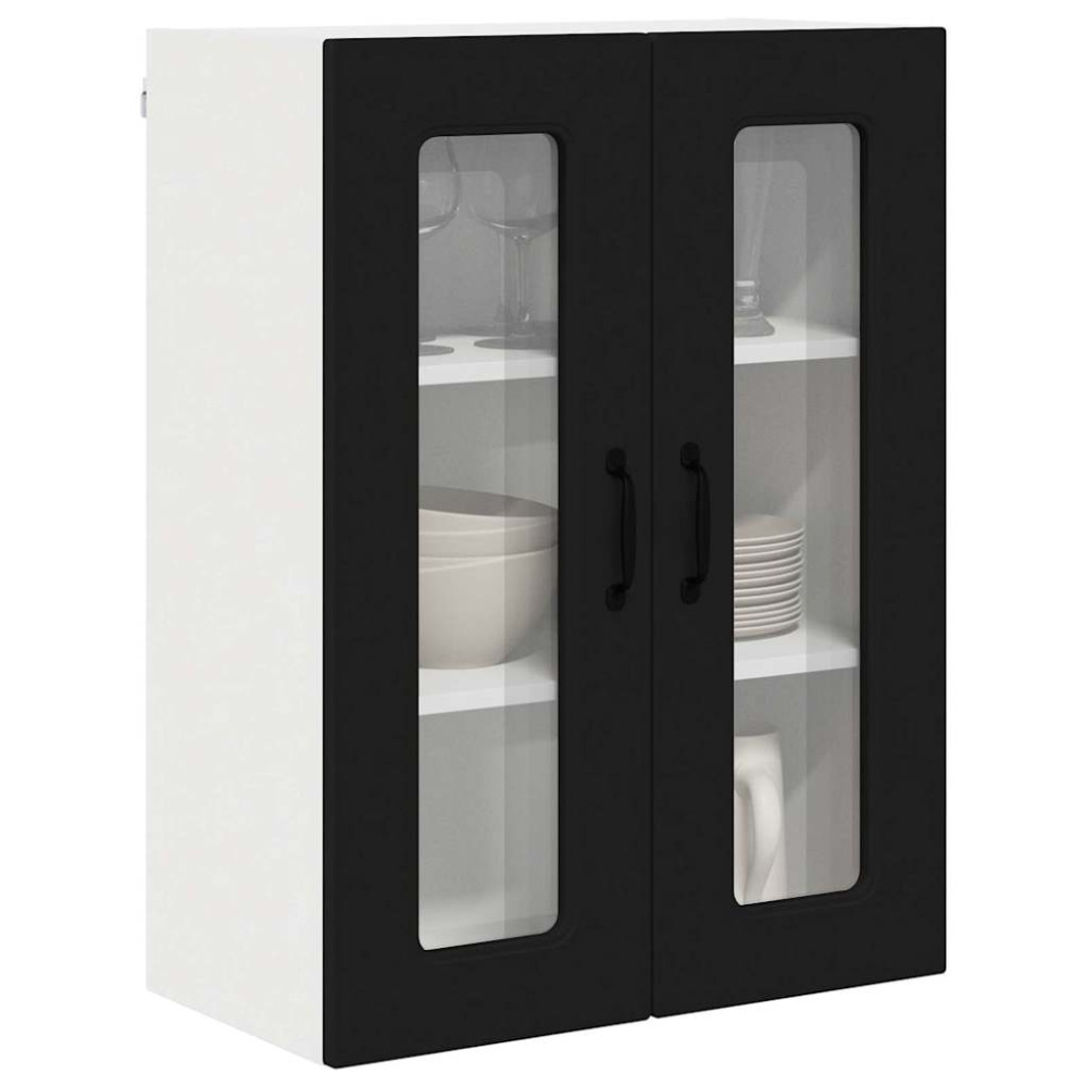 Produktbild för Diskmaskin panel Kalmar Svart 60 x 31 x 80 cm Konstruerat trä