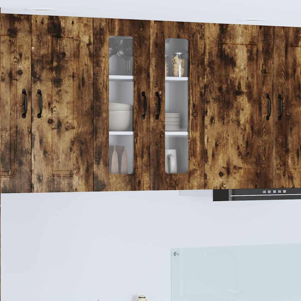 Produktbild för Diskmaskin panel Kalmar Rökt ek 60 x 31 x 80 cm Konstruerat trä