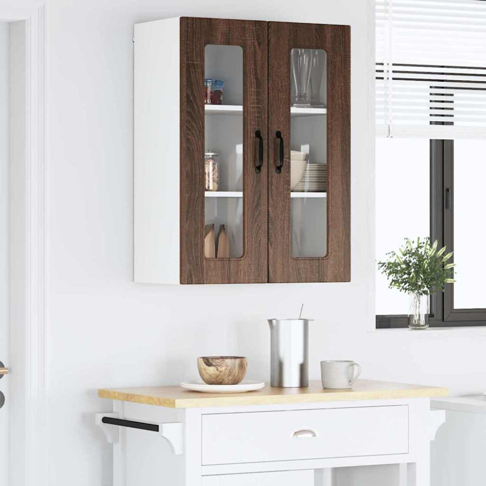 Produktbild för Diskmaskin panel Kalmar Brun Ek 60 x 31 x 80 cm Konstruerat trä