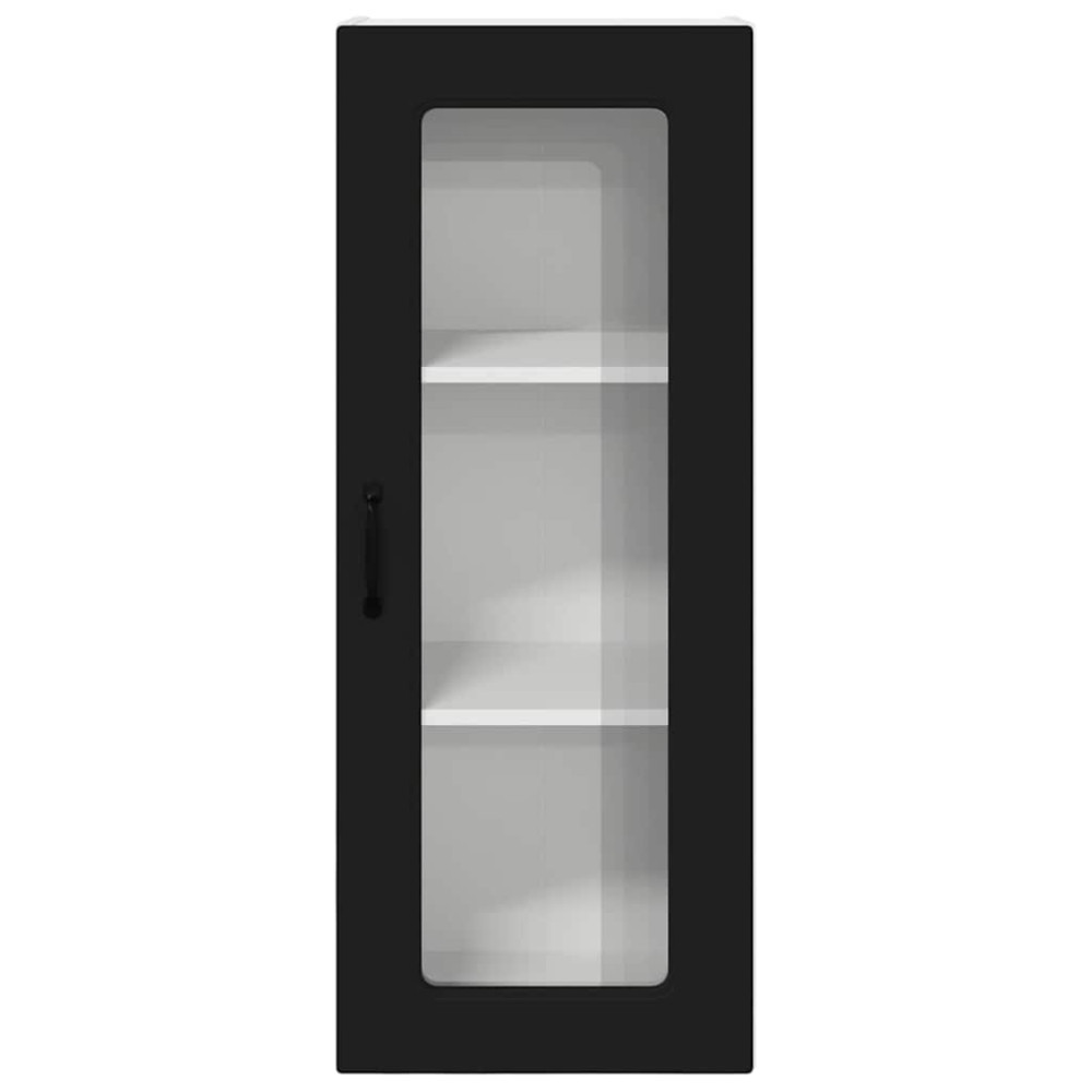 Produktbild för Diskmaskin panel Kalmar Svart 40 x 31 x 100 cm Konstruerat trä