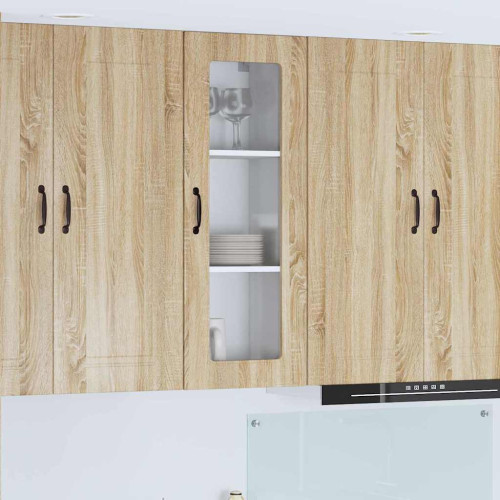 vidaXL Diskmaskin panel Kalmar Sonoma-ek 40 x 31 x 100 cm