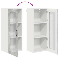 Produktbild för Diskmaskin panel Kalmar Betonggrå 40 x 31 x 100 cm