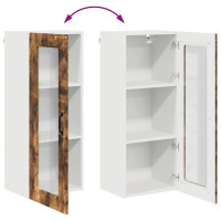 Produktbild för Diskmaskin panel Kalmar Rökt ek 40 x 31 x 100 cm