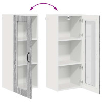 Produktbild för Diskmaskin panel Kalmar Grå Sonoma 40 x 31 x 100 cm