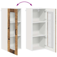 Produktbild för Diskmaskin panel Kalmar Gammalt trä 40 x 31 x 100 cm