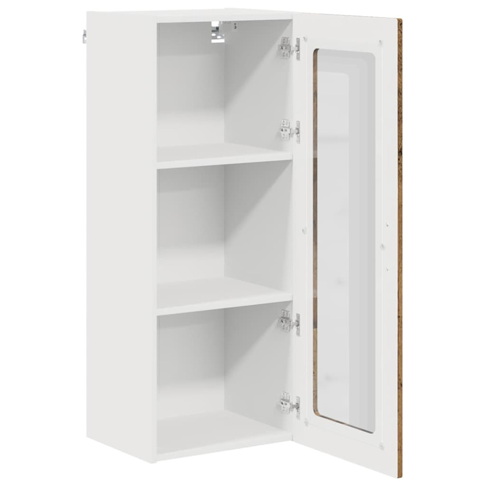 Produktbild för Diskmaskin panel Kalmar Gammalt trä 40 x 31 x 100 cm